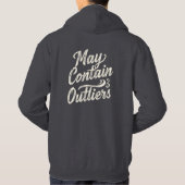 May Contain Outliers Data Men's Hoodie - Dark パーカ (裏面)