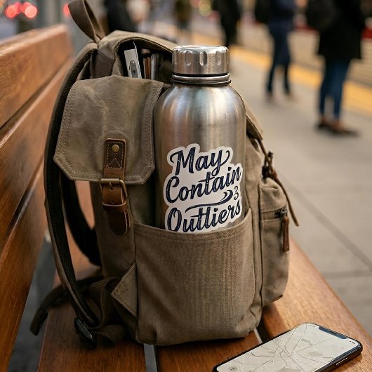 May Contain Outliers Data Vinyl Sticker シール