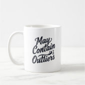 May Contain Outliers Mug コーヒーマグカップ (左)