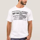 May Day Dictionary Definition Aesthetic Tシャツ (正面)