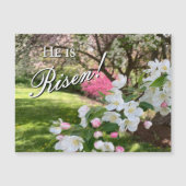 May Flowers Pink Easter Magnet (正面)