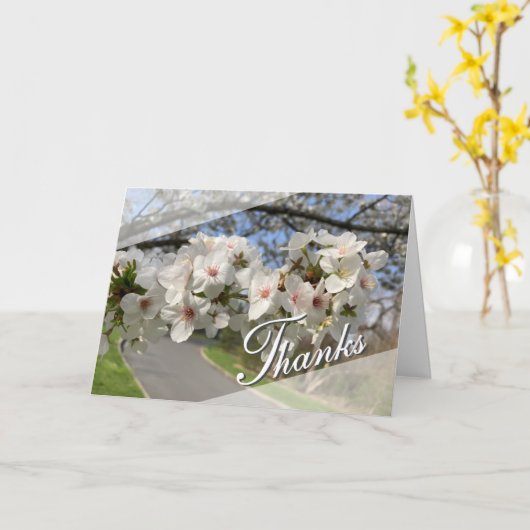 May Flowers Thank You Card カード (黄色い花)