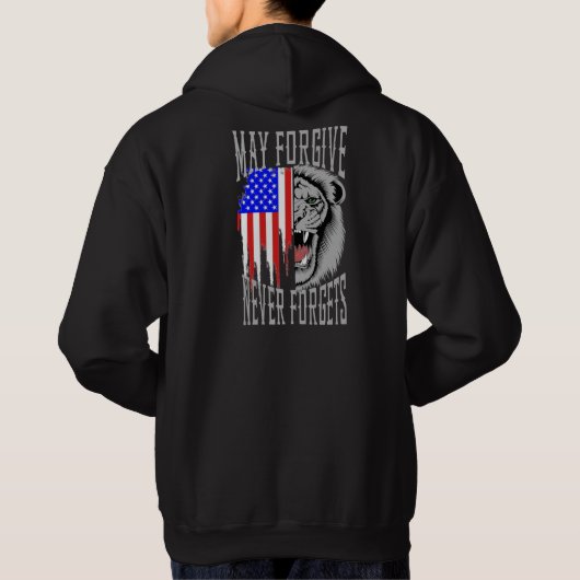 May Forgive, Never Forgets Lion Sweatshirt パーカ (裏面)