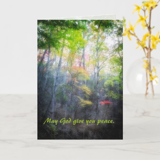 May God Give You Peace, Psalm 34 カード (黄色い花)