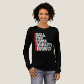 May I Offer You Some Quality Irony Joke Fun Quote トライブレンドＴシャツ (正面全体)