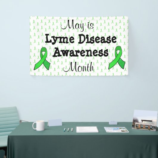 May is Lyme Disease認識度月バナー 横断幕 (トレードショー)