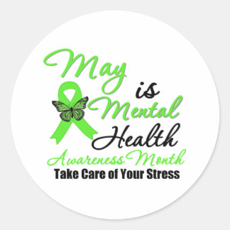 May is Mental Health認識度月 ラウンドシール