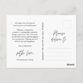 May It All メリー Be, Christmas Family Photo ポストカード (裏面)