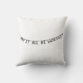 May it all be worship クッション (裏面)