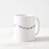 May it all be worship コーヒーマグカップ (正面右)