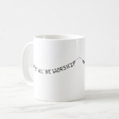 May it all be worship コーヒーマグカップ (正面左)