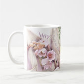 May Month Flower Lily of the Valley Hawthorn Mug コーヒーマグカップ (左)