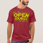 May Open Sourceプログラミンおもしろいグdevops linux Tシャツ (正面)