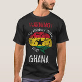 May Randomly Thinking About Ghana Ghanaian Roots V Tシャツ (正面)