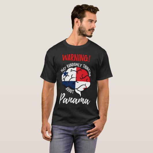 May Randomly Thinking About Panama Panamanian Tシャツ (正面フル)