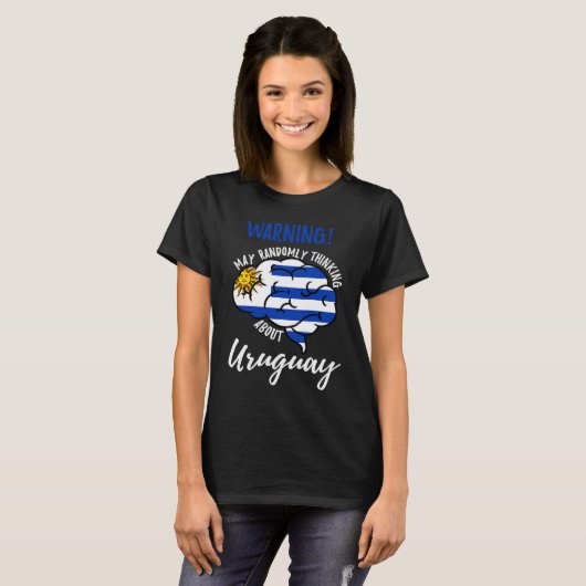 May Randomly Thinking About Uruguay Uruguayan Root Tシャツ (正面フル)