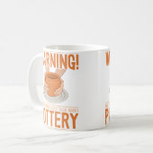 May Spontaneously Talk About Pottery Wheel Hobby P コーヒーマグカップ (正面左)