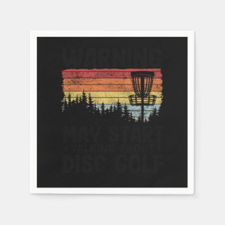 May Talking About Disc Golf Funny Disc Golfing Gif スタンダードカクテルナプキン