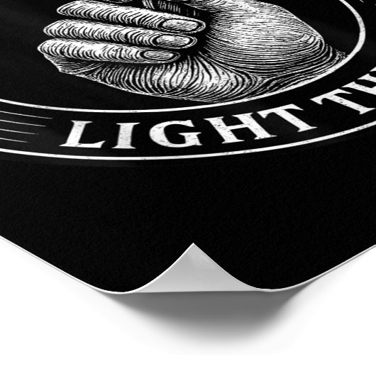 May The Bridges I Burn Light The Way Motivational ポスター (角)