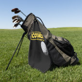 May The Course Be With You Funny Golf Golfing ゴルフタオル (グリーン)