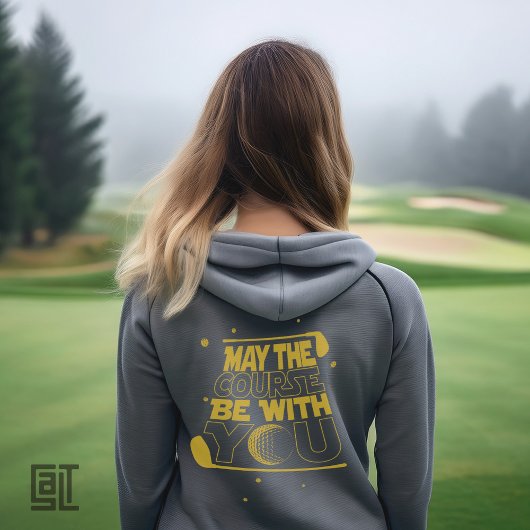May the Course Be With You Funny Golf Tシャツ