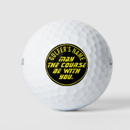 May the Course With You カスタム Golf Balls ゴルフボール