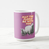 May The Fleece Be With You Coffee Mug コーヒーマグカップ (正面右)