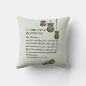 MAY THE LORD BLESS YOU Christian Christmas クッション (裏面)