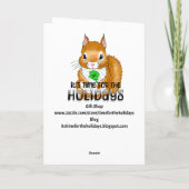 May the Luck of the Irish be with You! St Pattys  カード (裏面)