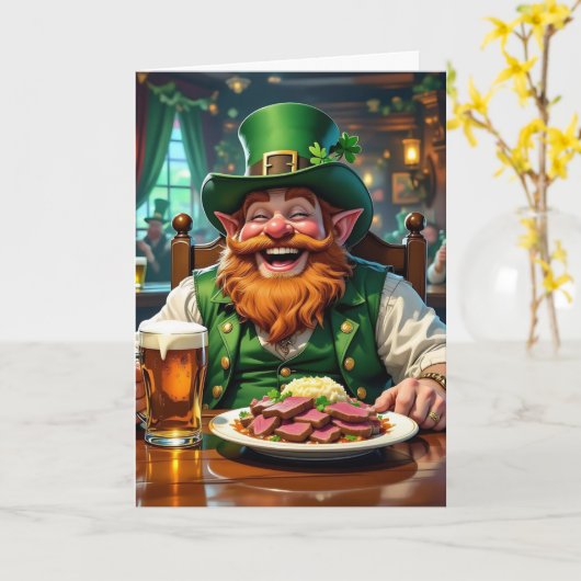 May the Luck of the Irish be with You! St Pattys  カード (黄色い花)