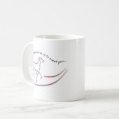 May the Road Up w/Dog mug コーヒーマグカップ (正面左)