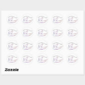 May the Road Up w/Dog stickers ラウンドシール (シート)