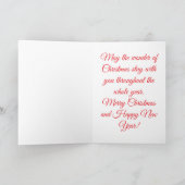 May the Wonder of Christmas Stay with you all year カード (内部)