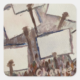 May This is Moment of Change Stickers スクエアシール