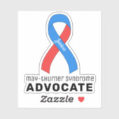 May-Thurner Syndrome Advocateビニールステッカー シール (シート)