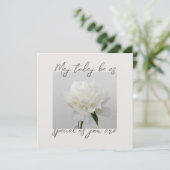May Today Be as Special as You Aesthetic Peony カード (スタンド正面)