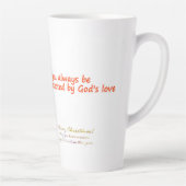  May you always be protected by God's love  カフェラテマグ (右)