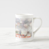 May you always be protected by God's love  ボーンチャイナマグカップ (右)