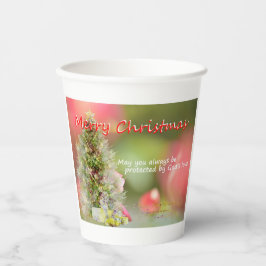 May you always be protected by God's love  紙コップ