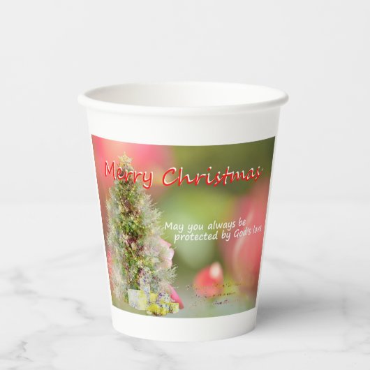 May you always be protected by God's love  紙コップ (正面)