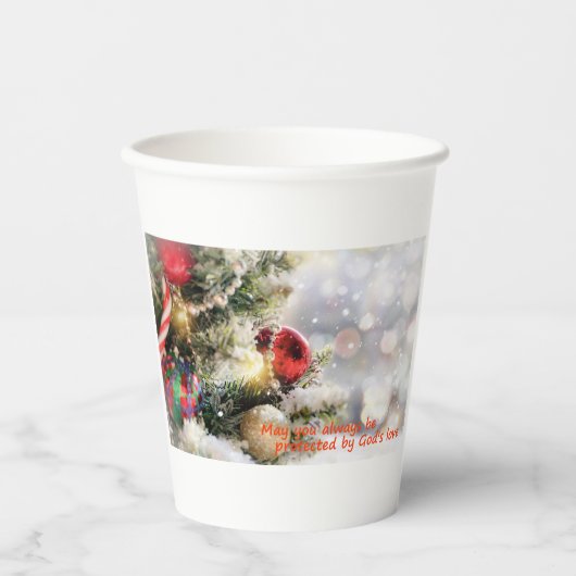 May you always be protected by God's love  紙コップ (正面)