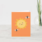 May You Bee Happy Card ノートカード (正面)