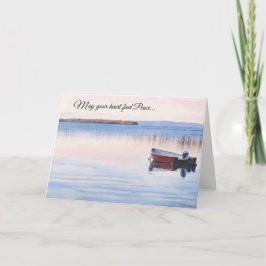 May Your Heart Find Peace Sympathy/Thinking of You カード