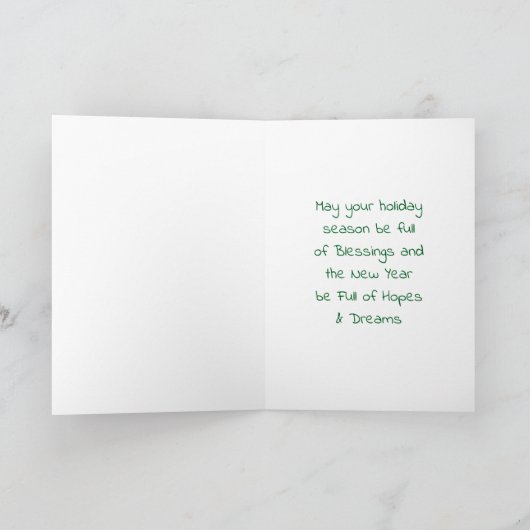 May Your Holiday Season be Magical カード (内部)