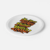 May Your Turkey Be Plump and Your Pants Loose ペーパープレート (アングル)