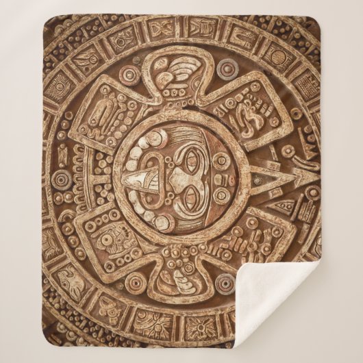 Mayaトライバル:異教の装飾テクスチャ シェルパブランケット (正面)