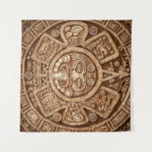 Mayaトライバル：異教の装飾テクスチャ タペストリー (正面(横))