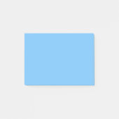 Mayaブルーカ無地のラー ポストイット (正面)