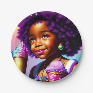 MAYAメレンテッド誕生日プレート ペーパープレート