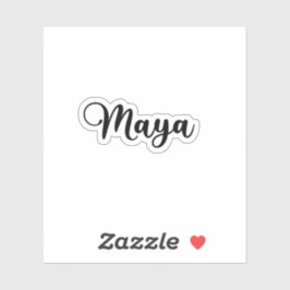 Maya名 – 手書き書 シール